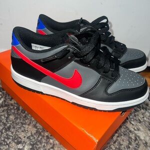 Nike Dunk Low Black Racer Blue University Red size 6